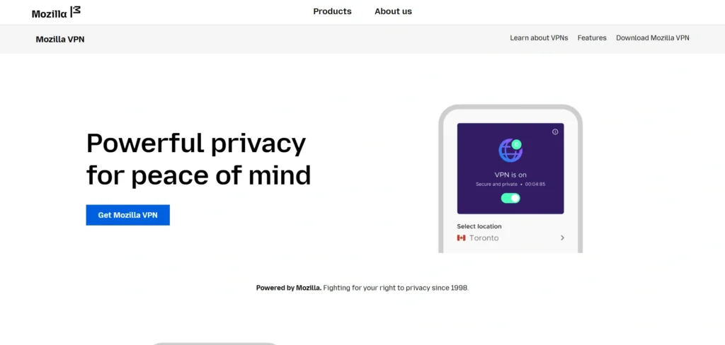 VPN for Firefox- Mozilla