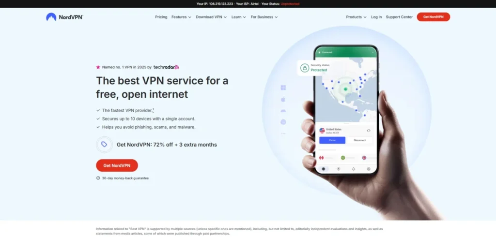 VPN for Gaming - NordVPN