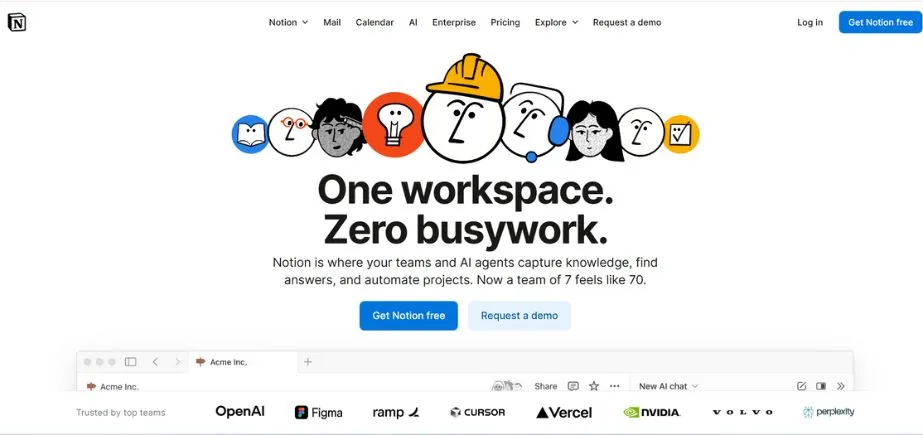 Notion - Productivity Tools for Digital Product Builders