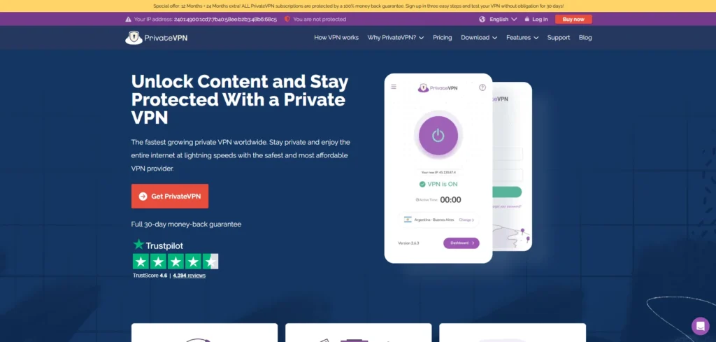 PrivateVPN-VPN for Android TV