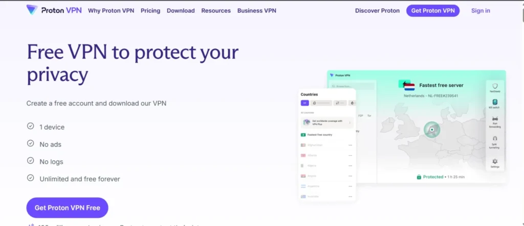 VPN for Gaming - Proton VPN