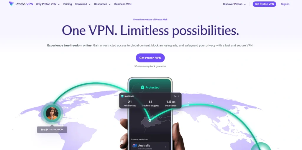 ProtonVPN-VPN for Apple TV