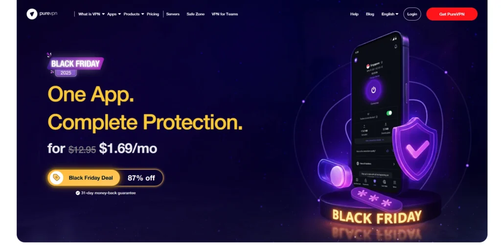 PureVPN-VPN for Apple TV