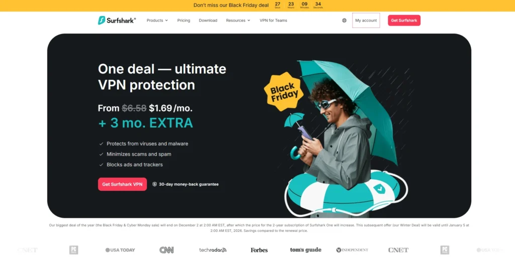 Surfshark-VPN for Apple TV
