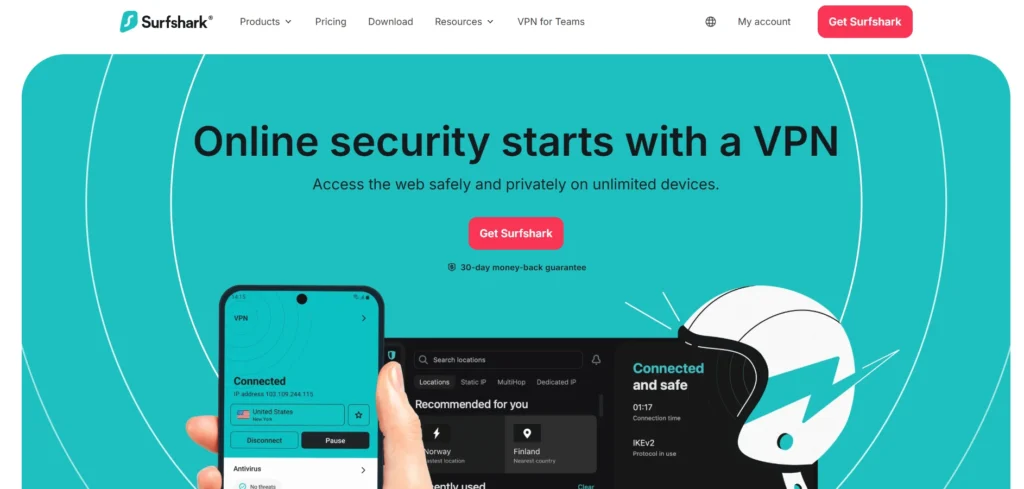  VPN for Chromebook - Surfshark