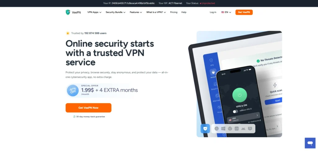 VeePN-VPN for Firefox