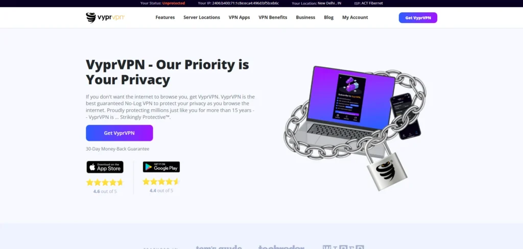 VPN for Android TV-VyprVPN