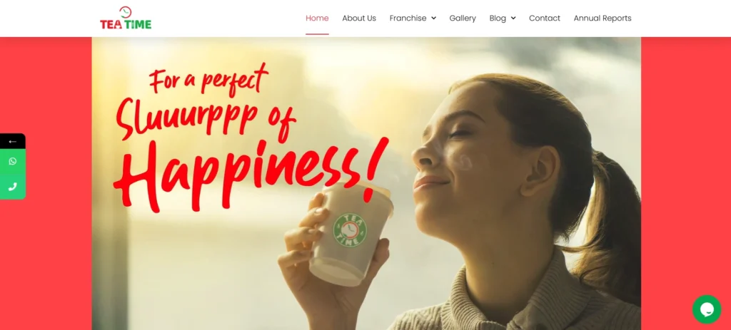 Tea Franchise in India- Tea Time 