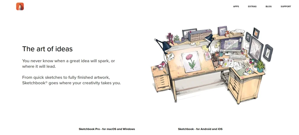 Drawing Software: Autodesk SketchBook