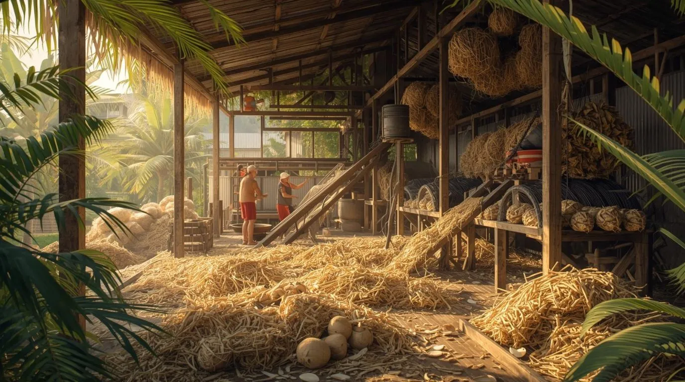 Copra Production Unit - coconut business ideas