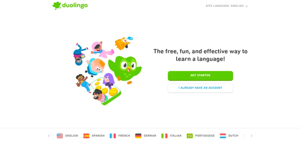 Korean Language Learning App - Duolingo