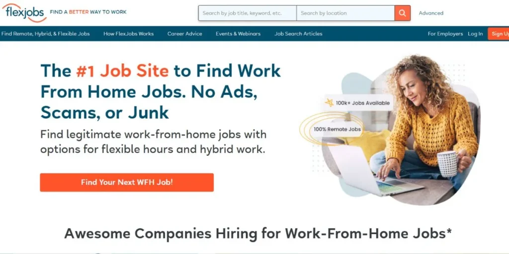 FlexJobs - Craigslist Alternative