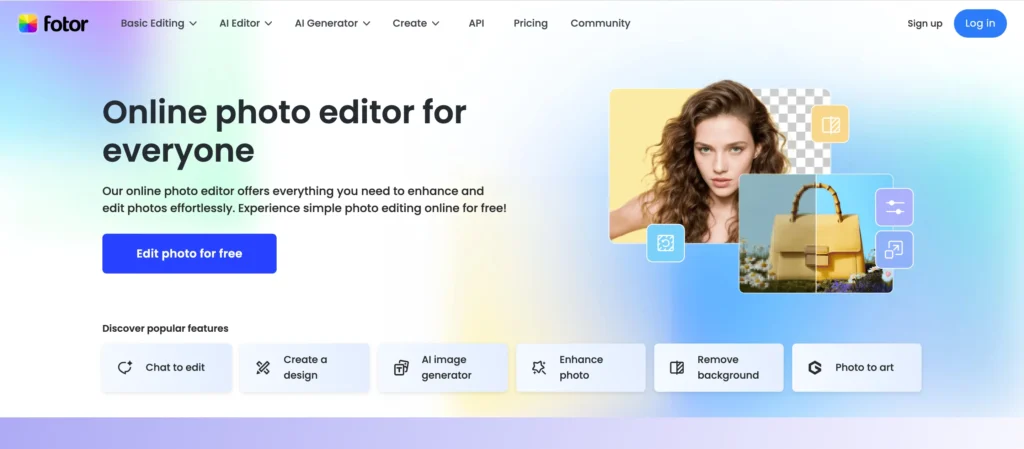 AI-Powered Design Editor - Fotor AI Image Editor