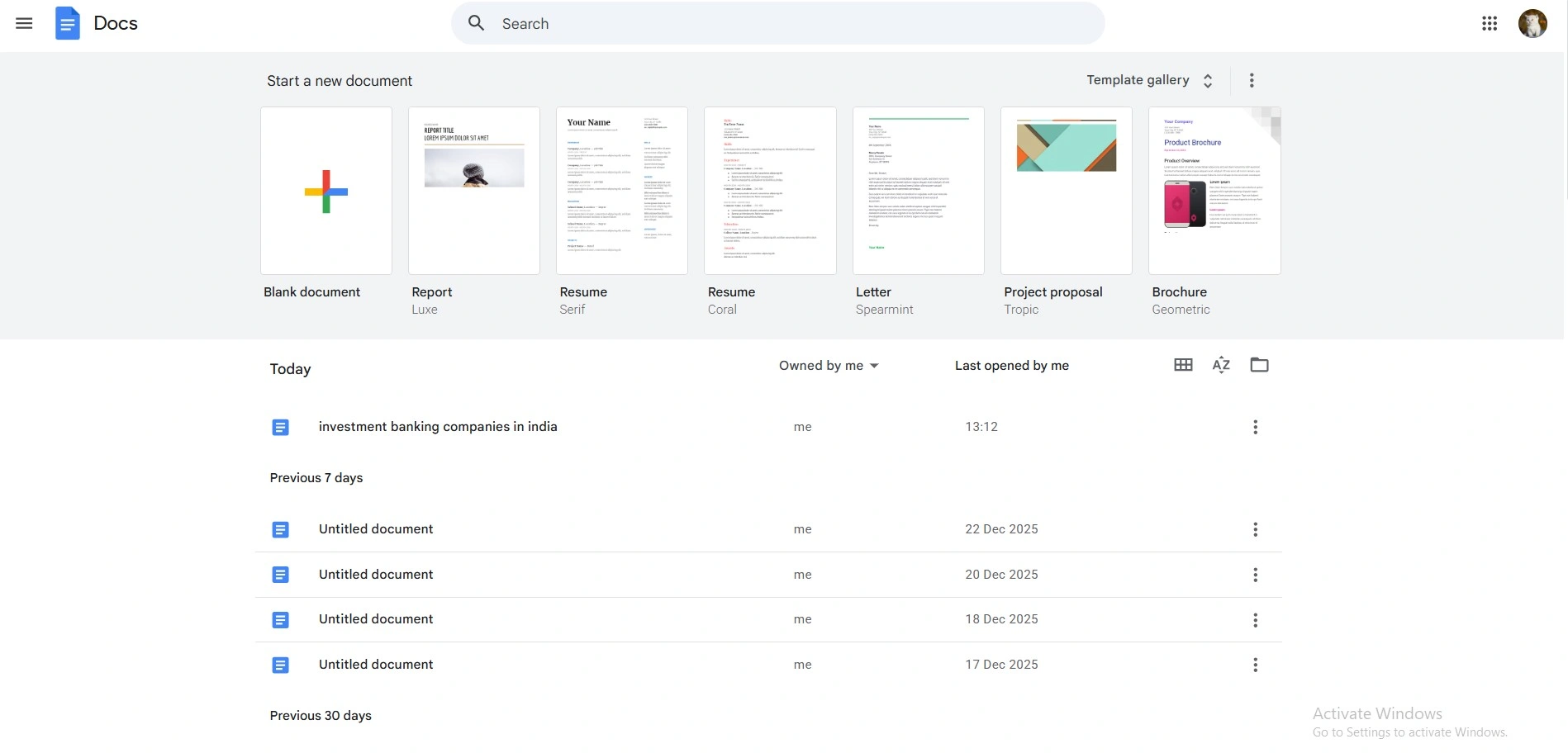 Book Writing Software
- Google Docs