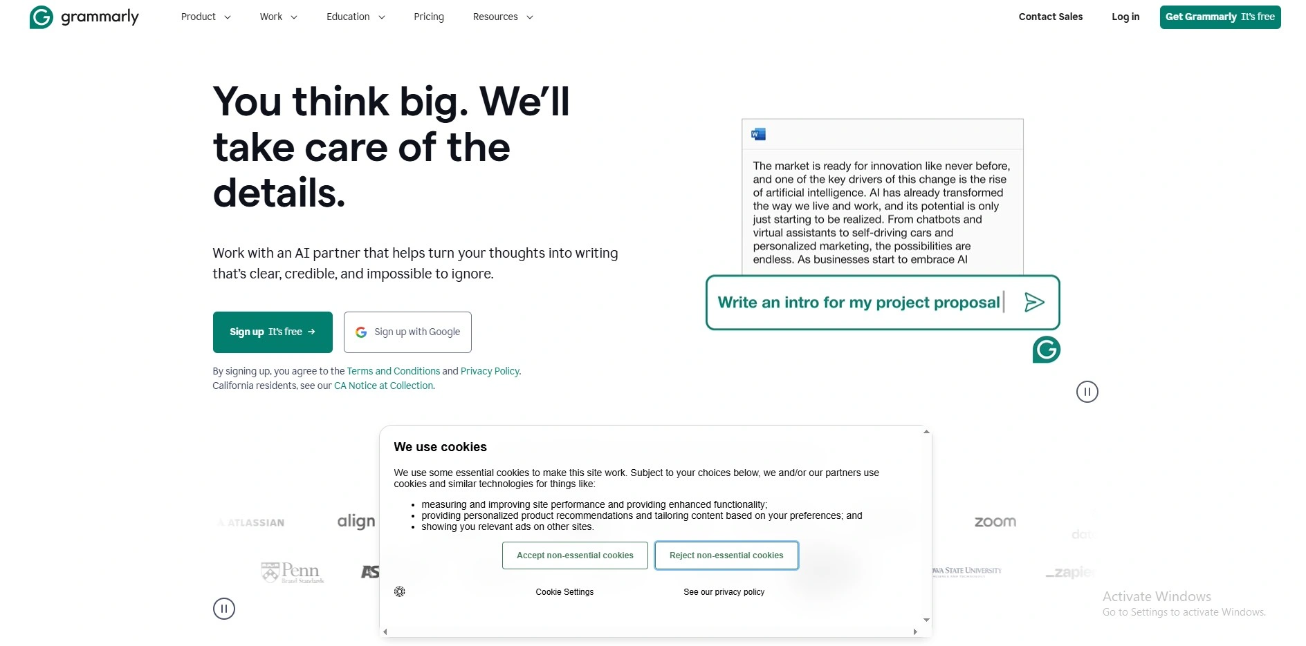 Book Writing Software
-  Grammarly