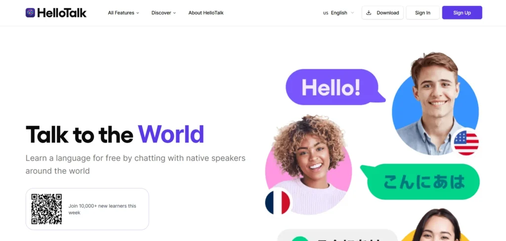 Korean Language Learning Apps - HelloTalk