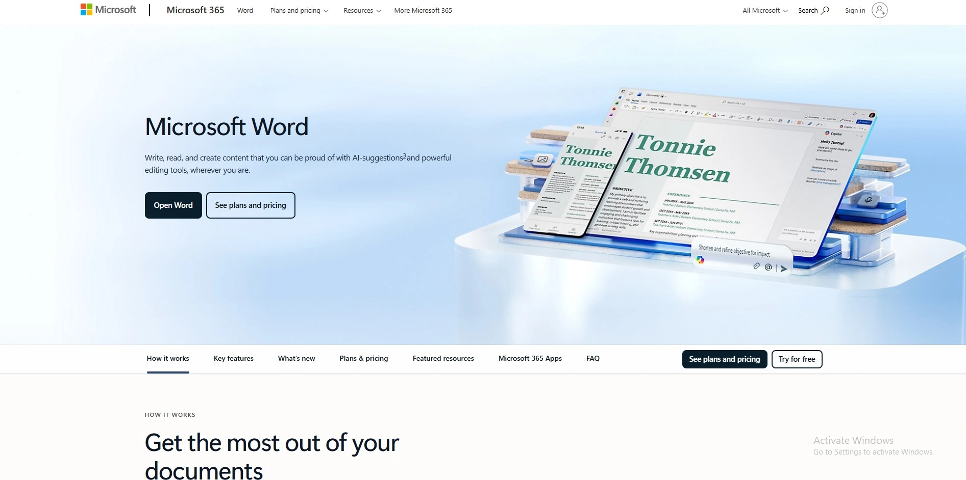 Book Writing Software
-  Microsoft Word
