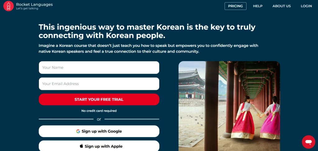 Korean Language Learning App - Rocket Korean