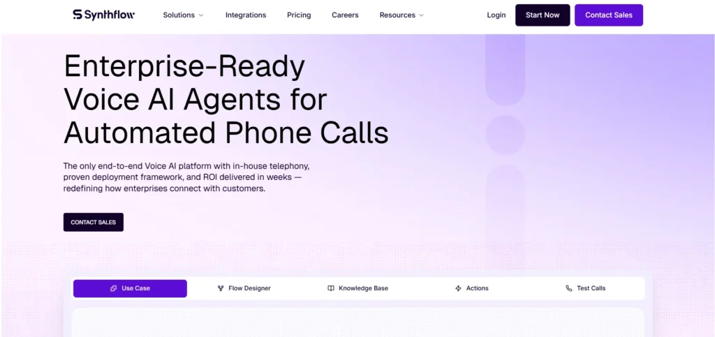 Voice AI Agent Development Company - Synthflow