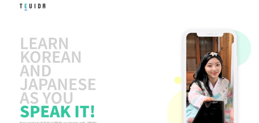 Korean Language Learning App - TEUIDA