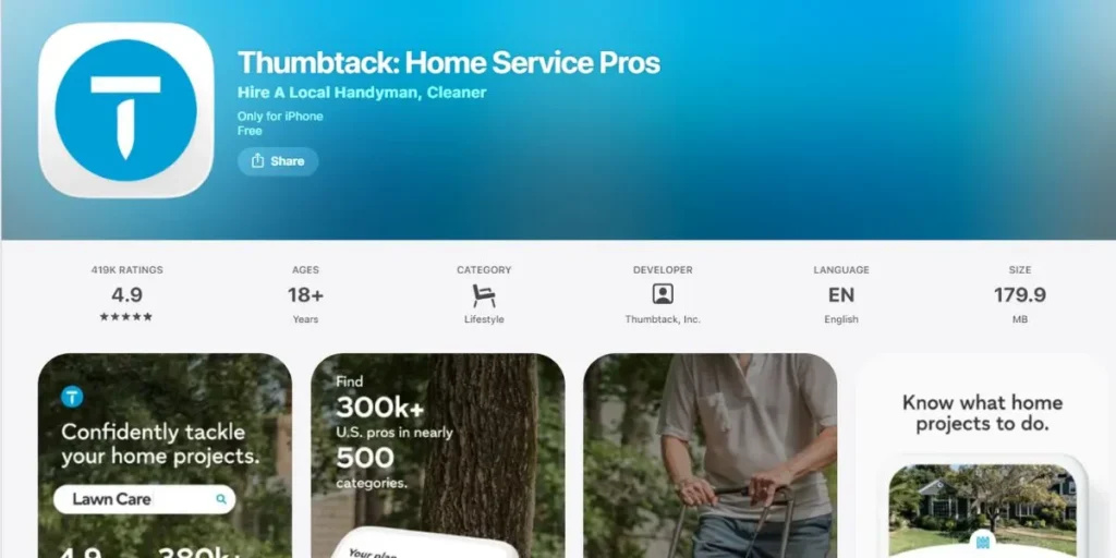 Thumbtack - Craigslist Alternative