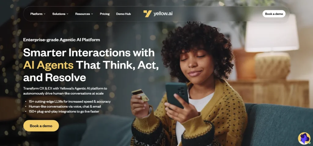 Voice AI Agent Development Company - Yellow.ai