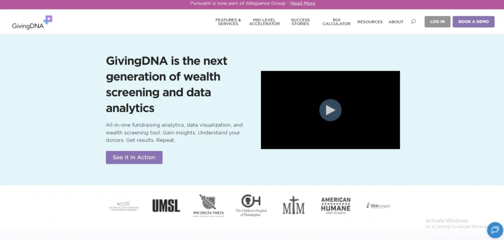 Wealth Screening Tools for Nonprofits
- GivingDNA