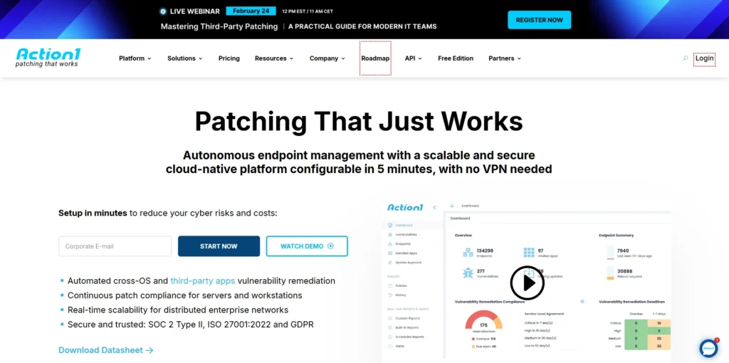 Server Patch Management Tool -Action1
