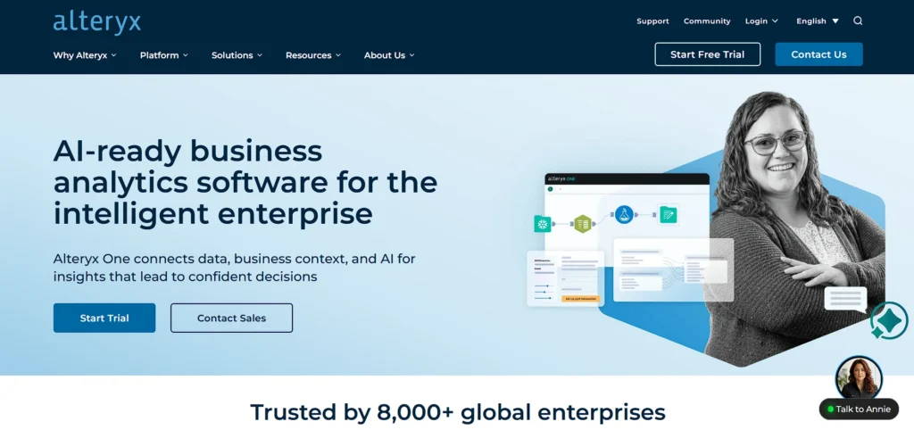 predictive analytics tool - Alteryx