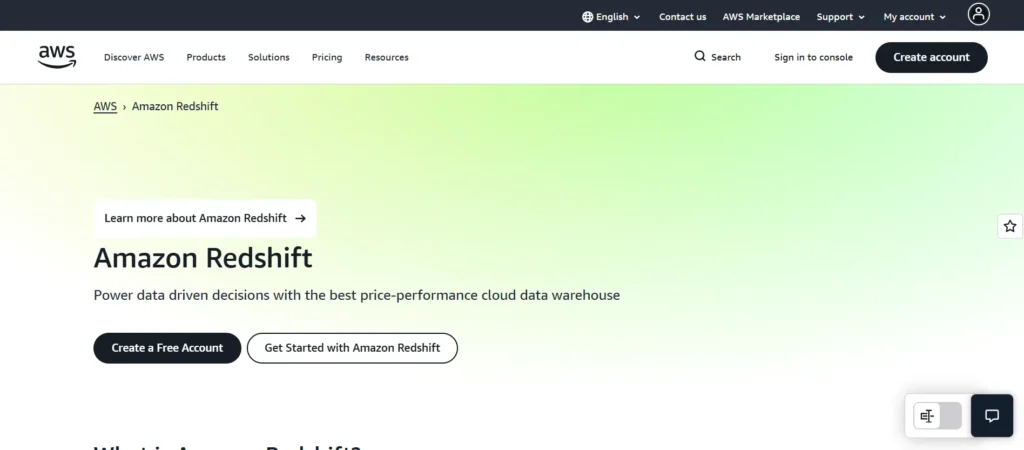 Amazon Redshift - Secure Database Management Platform