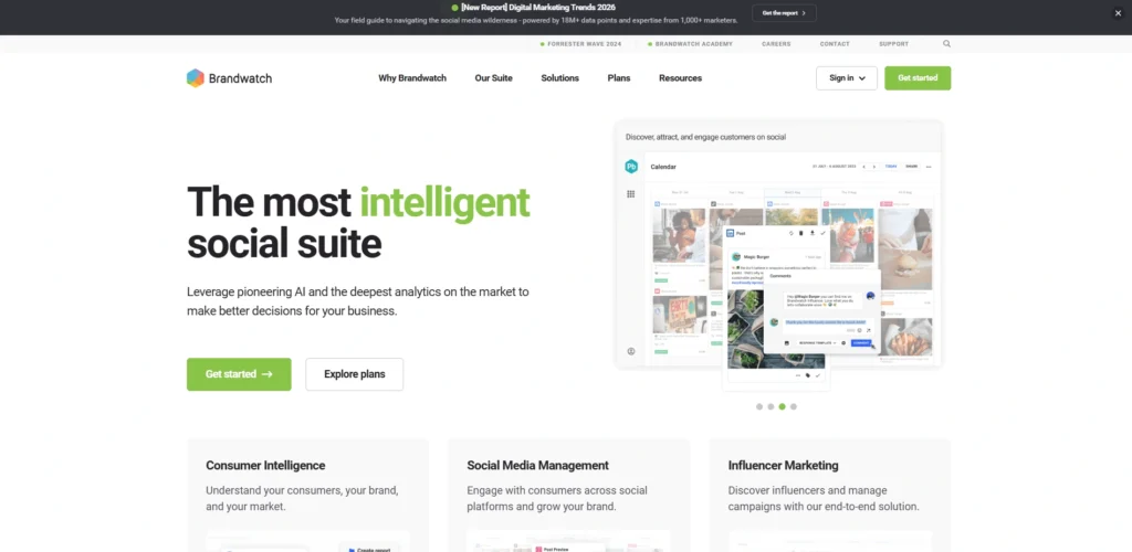 Social Media Monitoring Software -  Brandwatch
