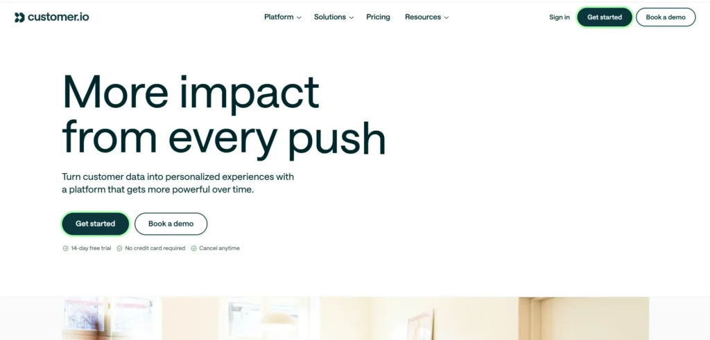 Growth Navigate Startup Tool-  Customer.io