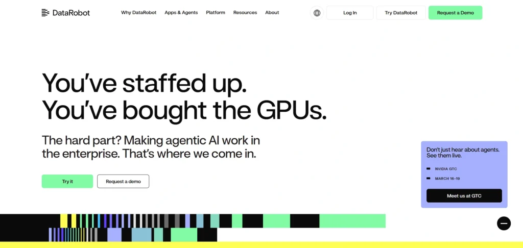 predictive analytics tool - DataRobot