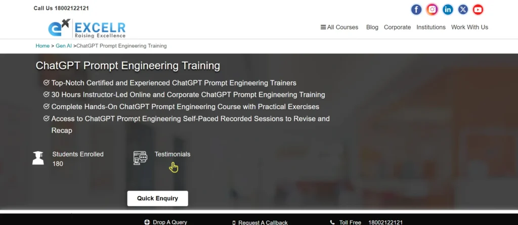 ExcelR – Generative AI Course Training