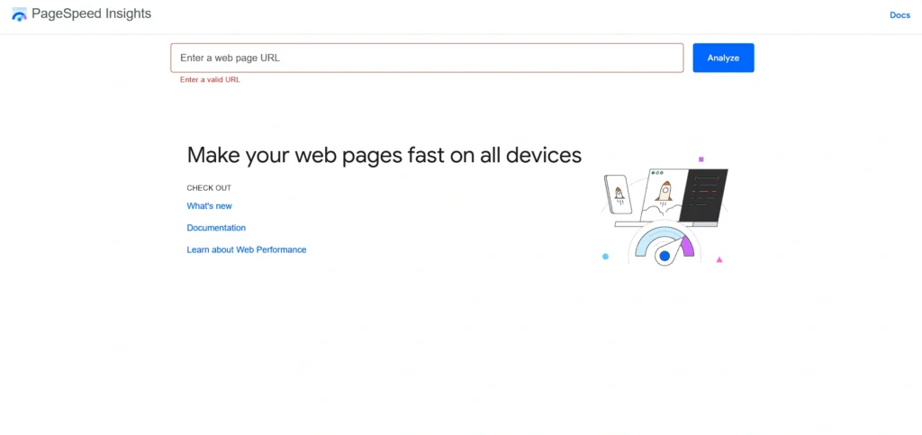 web optimization software solution - Google PageSpeed Insights