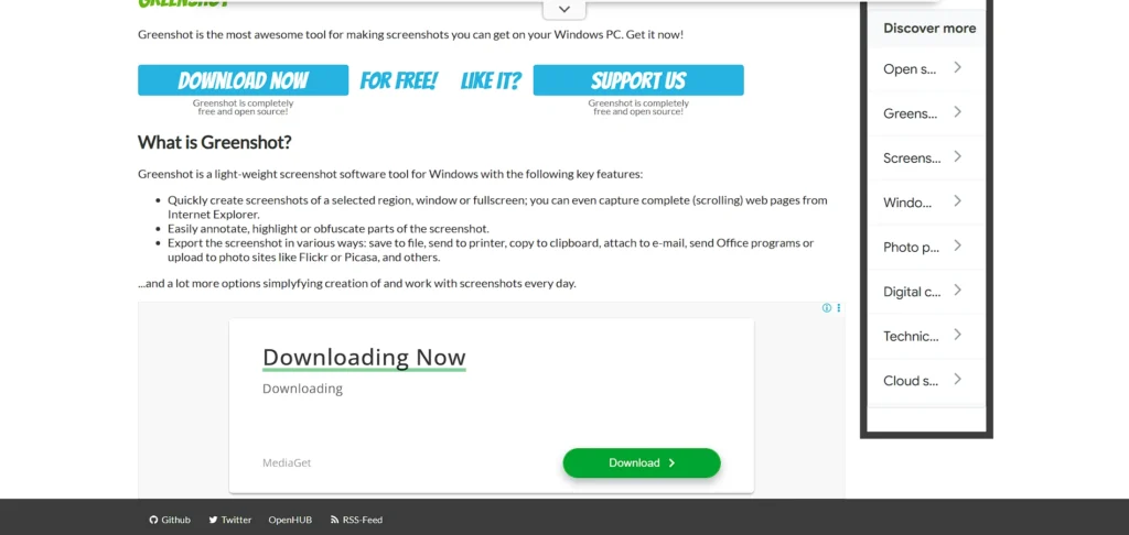 snipping tool for mac - Greenshot