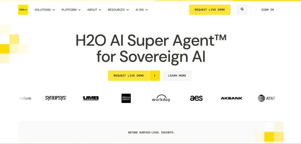 predictive analytics tool - H2O.ai