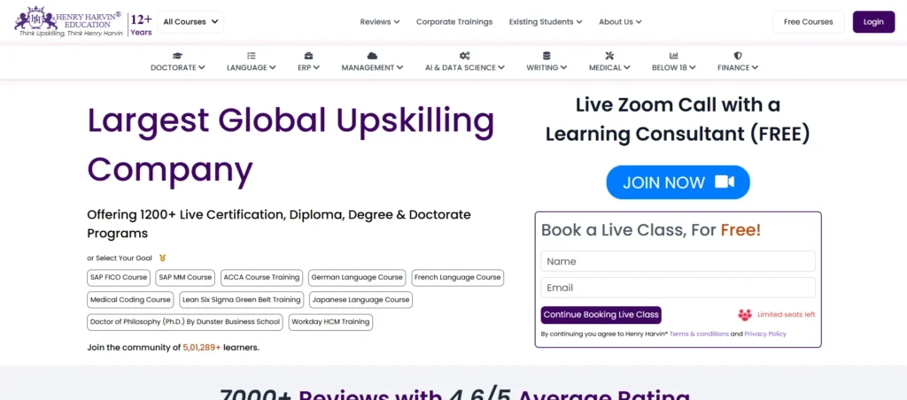 Henry Harvin – AI & ChatGPT Mastery Program