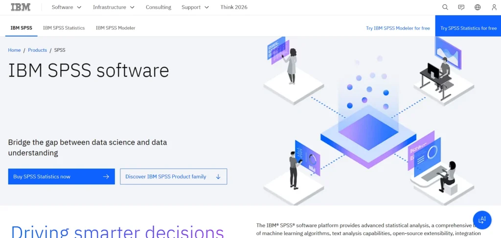 predictive analytics tool - IBM SPSS
