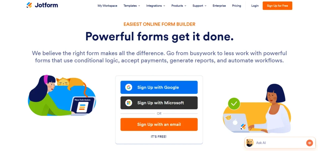 Data Entry Software - JotForm