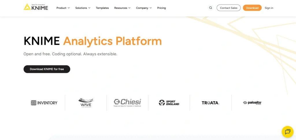 predictive analytics tool - KNIME Analytics Platform