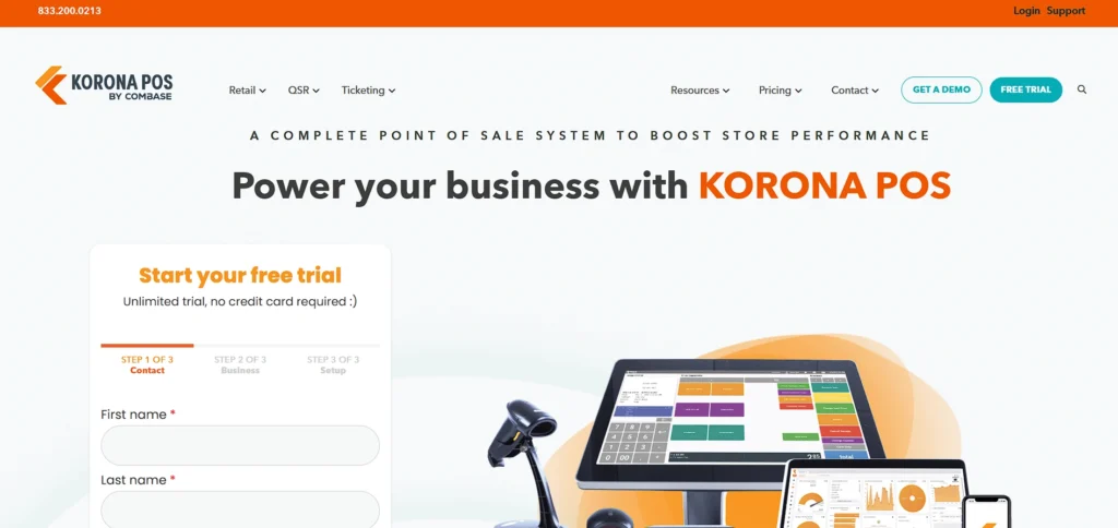 restaurant bill generator - KORONA POS