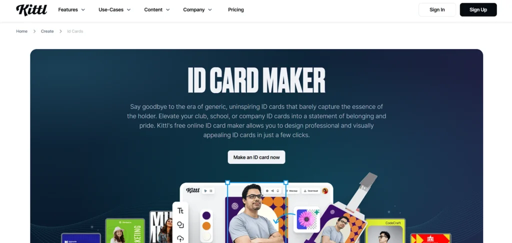 student id card generator - Kittl ID Card Maker