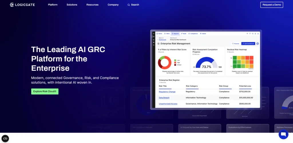 Standard Assessment Procedure Software - LogicGate Risk Cloud