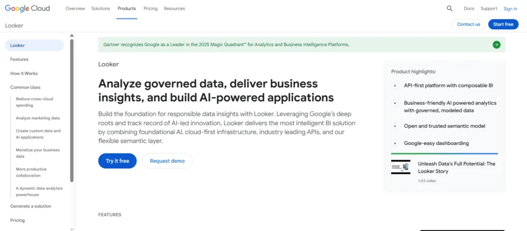 Looker Studio - Secure Database Management Platform