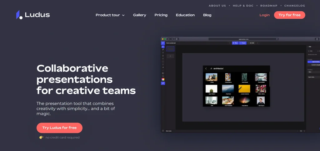 presentation software - Ludus