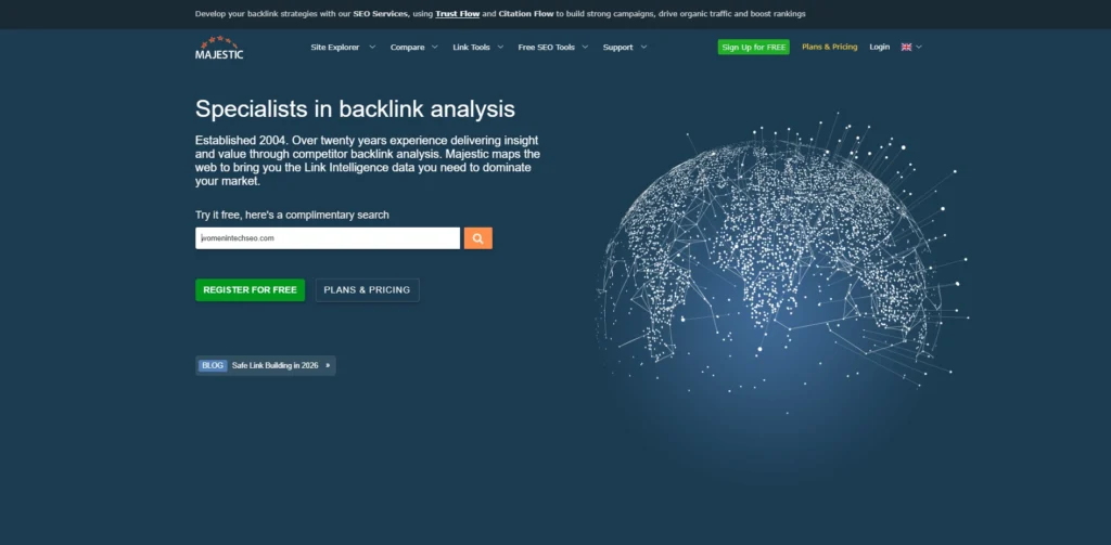 Ahrefs Alternative - Majestic