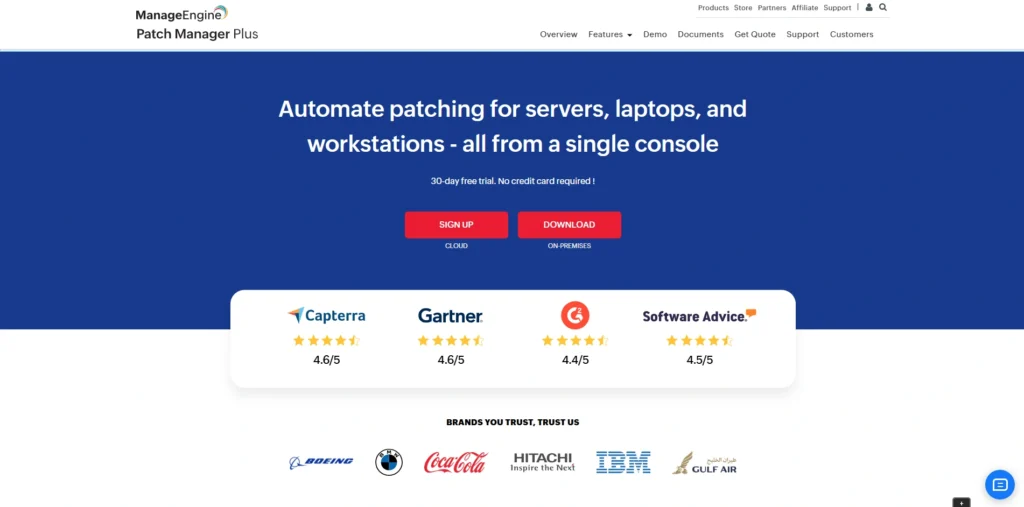 Server Patch Management Tool - ManageEngine Patch Manager Plus
