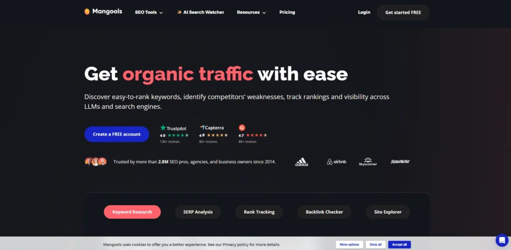 Ahrefs Alternative - Mangools