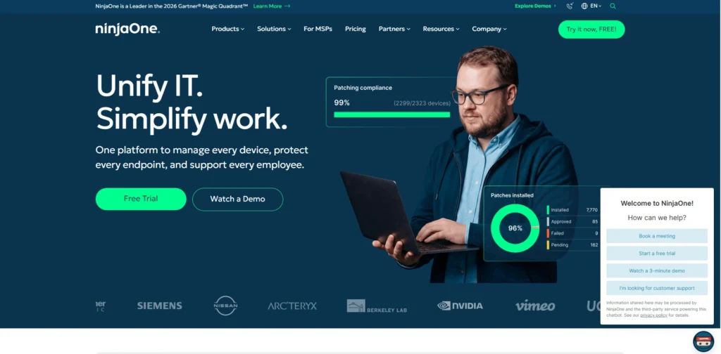Server Patch Management Tool -  NinjaOne Patch Management